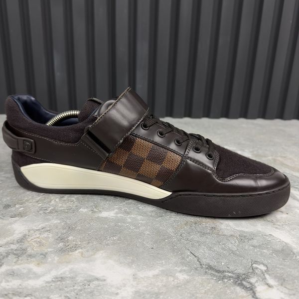 Elliptic Damier кросівки коричневі шкіряні 2595 фото