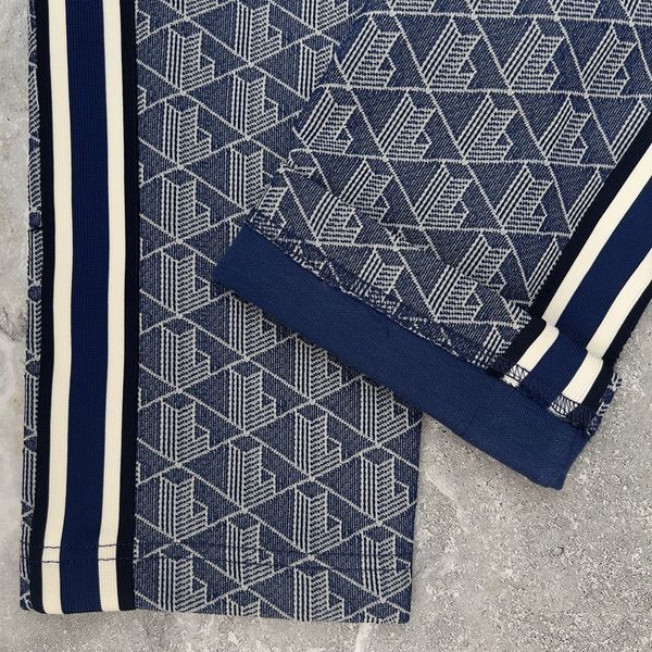 Lacoste Paris Regular Fit Monogram Zip-Up Navy Blue Trackuit