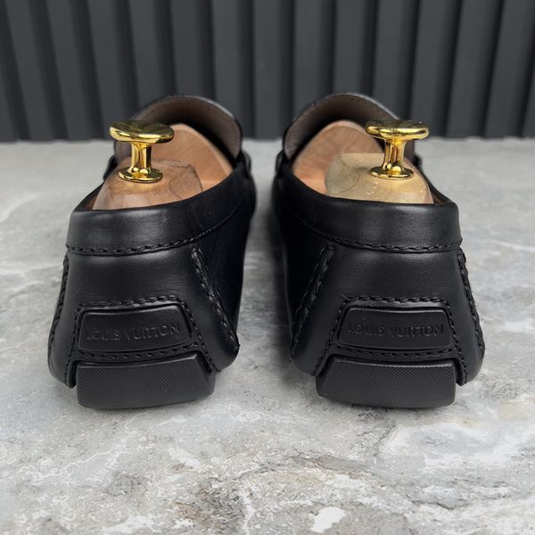 Monte Carlo Moccasins Black Leather
