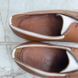 Dress Shoes Derby White Brown Leather