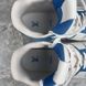 LV Trainer Azur кросівки білі з блакитним шкіряні