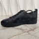 Match Up Monogram Eclipse кросівки чорні шкіряні 3505 фото 3