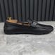 Monte Carlo Moccasins Black Leather