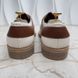 Dress Shoes Derby White Brown Leather