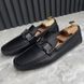 Monte Carlo Moccasins Black Leather