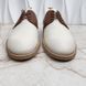 Dress Shoes Derby White Brown Leather