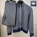Lacoste Paris Regular Fit Monogram Zip-Up Navy Blue Trackuit