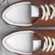 Chunky GG Embossed Monogram Sneaker Brown Leather