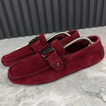 Monte Carlo Moccasins Red Suede