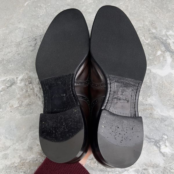 Derby Brogue Perforated Brown Leather