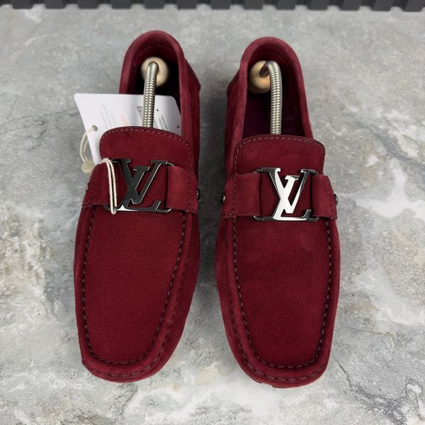 Monte Carlo Moccasins Red Suede