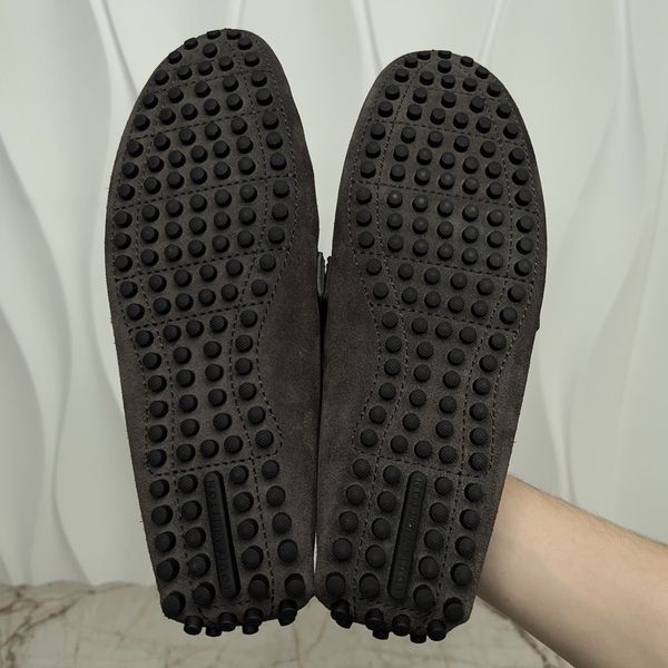 Hockenheim Moccasins Gray Suede