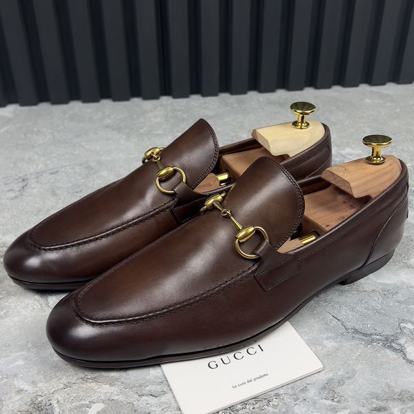 Horsebit Jordaan Loafers Patina Brown Leather
