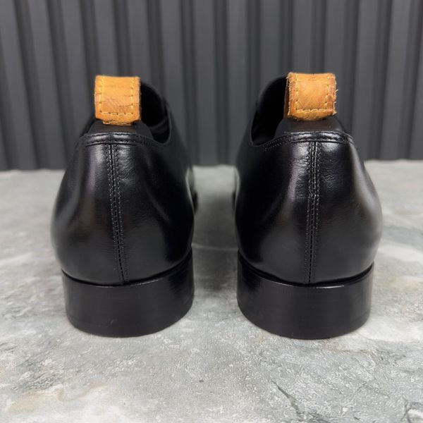 Derby Classic Shoes Black Leather
