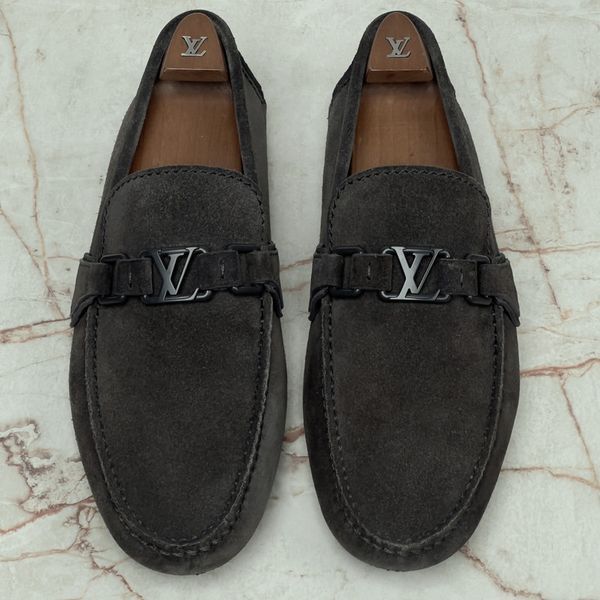 Hockenheim Moccasins Gray Suede