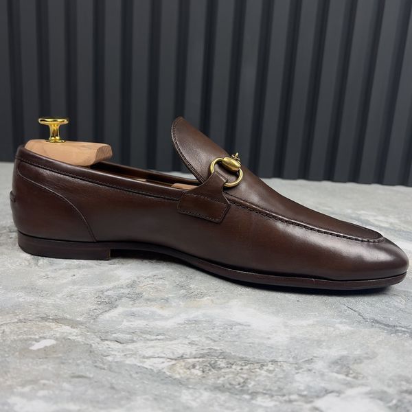 Horsebit Jordaan Loafers Patina Brown Leather