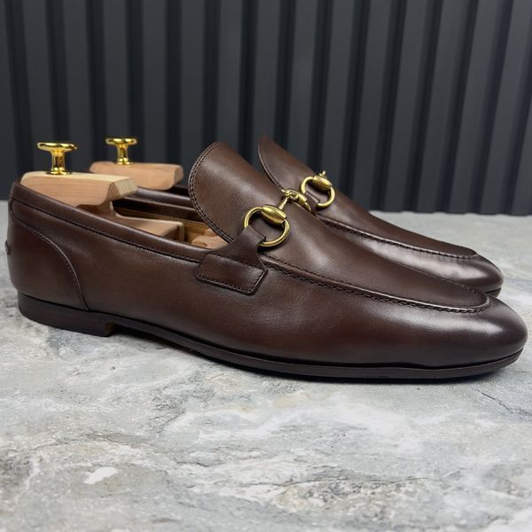 Horsebit Jordaan Loafers Patina Brown Leather
