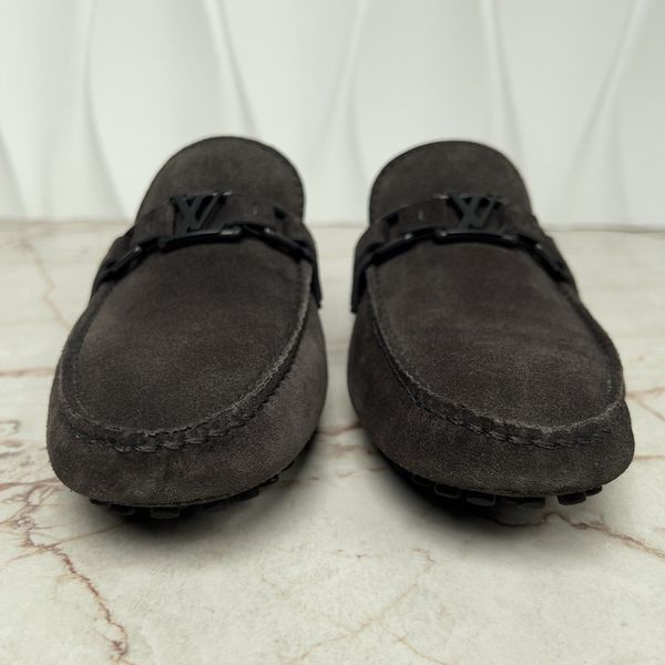 Hockenheim Moccasins Gray Suede