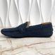 Monte Carlo Moccasins Perforated Blue Suede