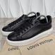 Louis Vuitton Time Out Sneakers Black Leather 3662 фото 1