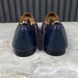 Horsebit Paisley Canvas loafer dark blue