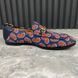 Horsebit Paisley Canvas loafer dark blue