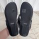 Thong Sandals Logo Blue Leather
