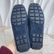 Monte Carlo Moccasins Perforated Blue Suede