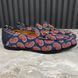 Horsebit Paisley Canvas loafer dark blue