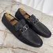 Hockenheim moccasins black damier leather