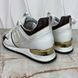 Run Away Sneakers White Mesh Monogram Leather