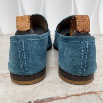 Lexington Loafers Blue Suede