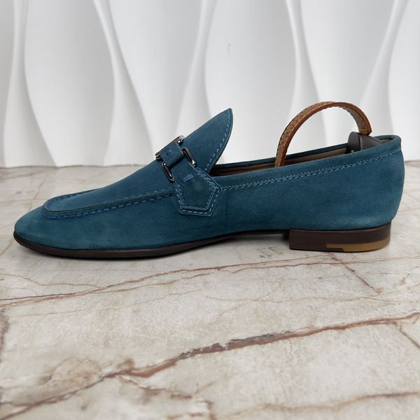 Lexington Loafers Blue Suede