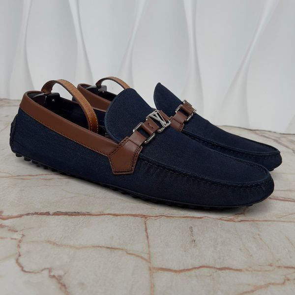 Hockenheim Moccasins Blue Denim