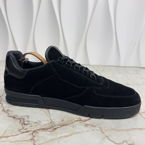 Trainer Sneaker Monogram LV Black Suede