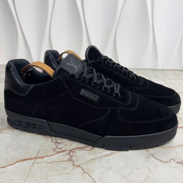 Trainer Sneaker Monogram LV Black Suede