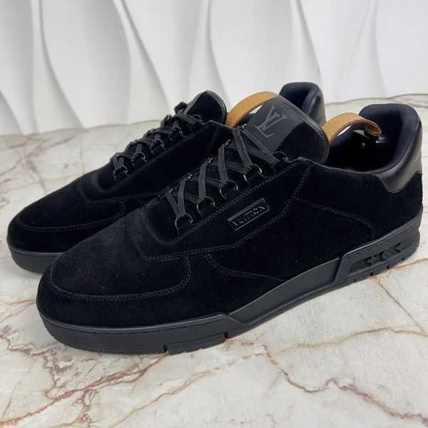 Trainer Sneaker Monogram LV Black Suede
