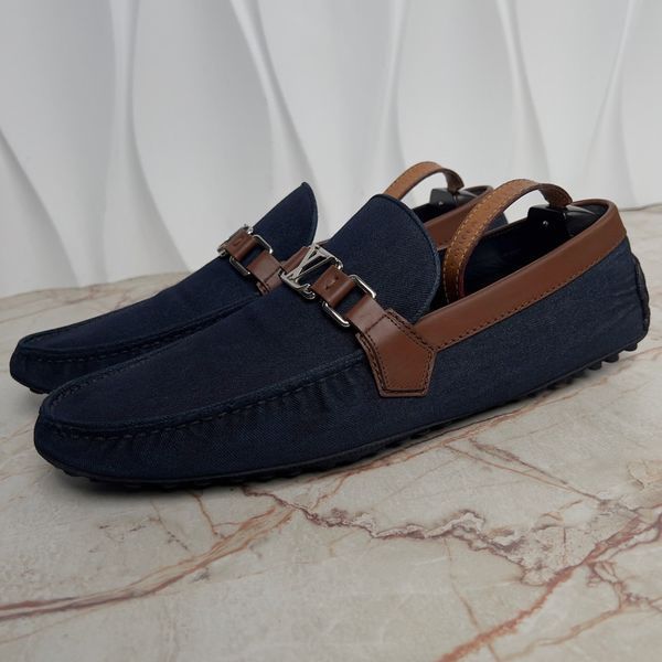 Hockenheim Moccasins Blue Denim