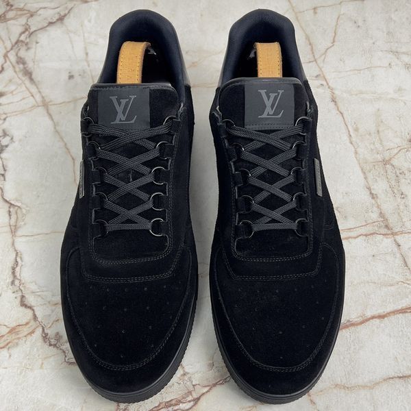 Trainer Sneaker Monogram LV Black Suede