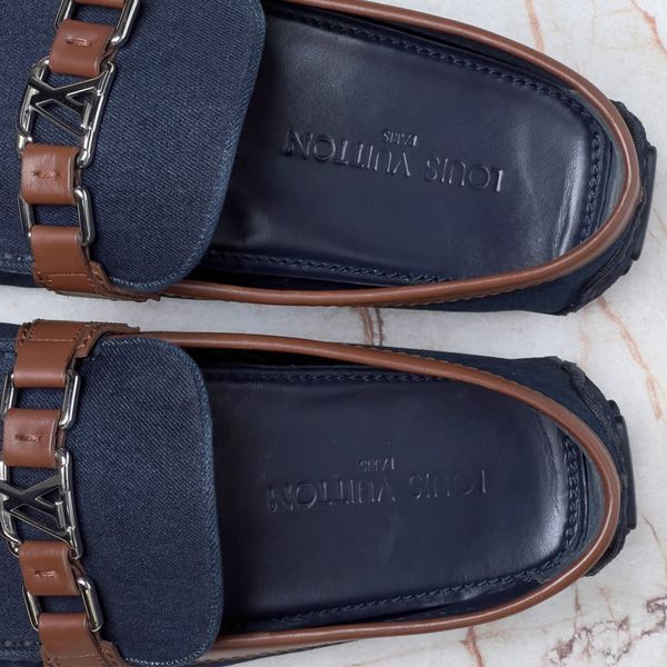 Hockenheim Moccasins Blue Denim