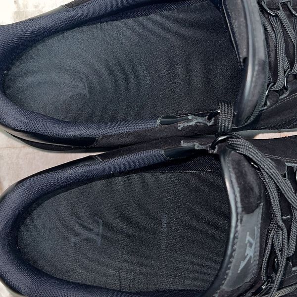 Trainer Sneaker Monogram LV Black Suede