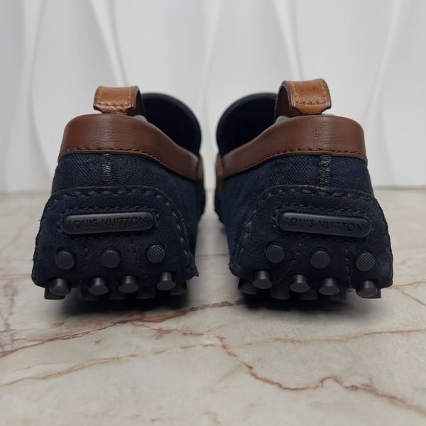 Hockenheim Moccasins Blue Denim