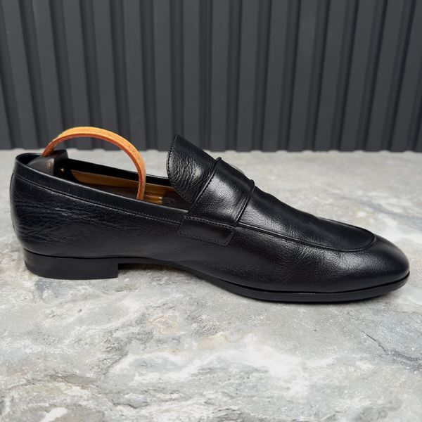 GUCCI Donnie Loafers Black Leather 3674 фото