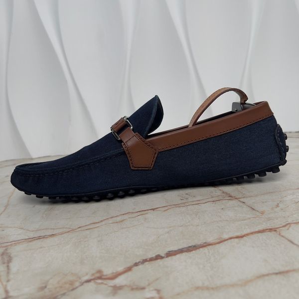 Hockenheim Moccasins Blue Denim