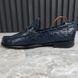 Major LV Loafers Blue Crocodile Leather