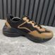 Rhyton Sneakers Brown Leather Signature GG Black Canvas