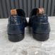 Major LV Loafers Blue Crocodile Leather