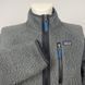 Retro Pile Gray Full Zip Fleece Jacket