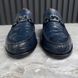 Major LV Loafers Blue Crocodile Leather