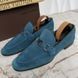 Lexington Loafers Blue Suede